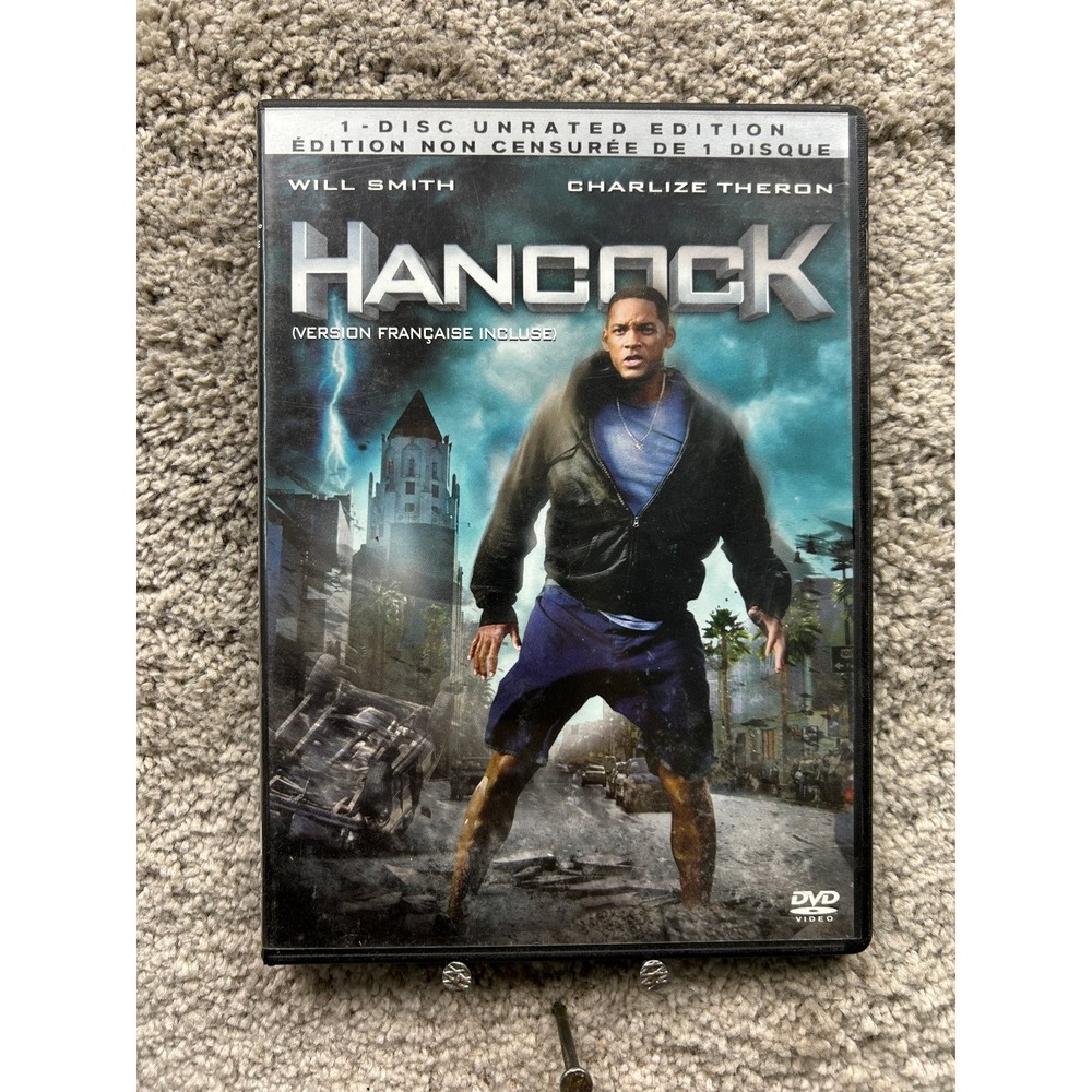 Columbia Pictures Hancock Unrated Edition DVD Will Smith Action Sci-Fi Superhero